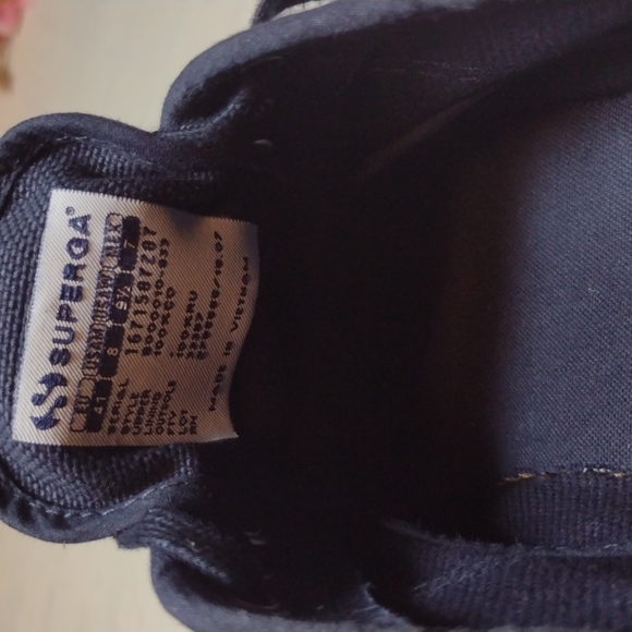 Superga men shoes navy blue men size 8 - Picture 9 of 12